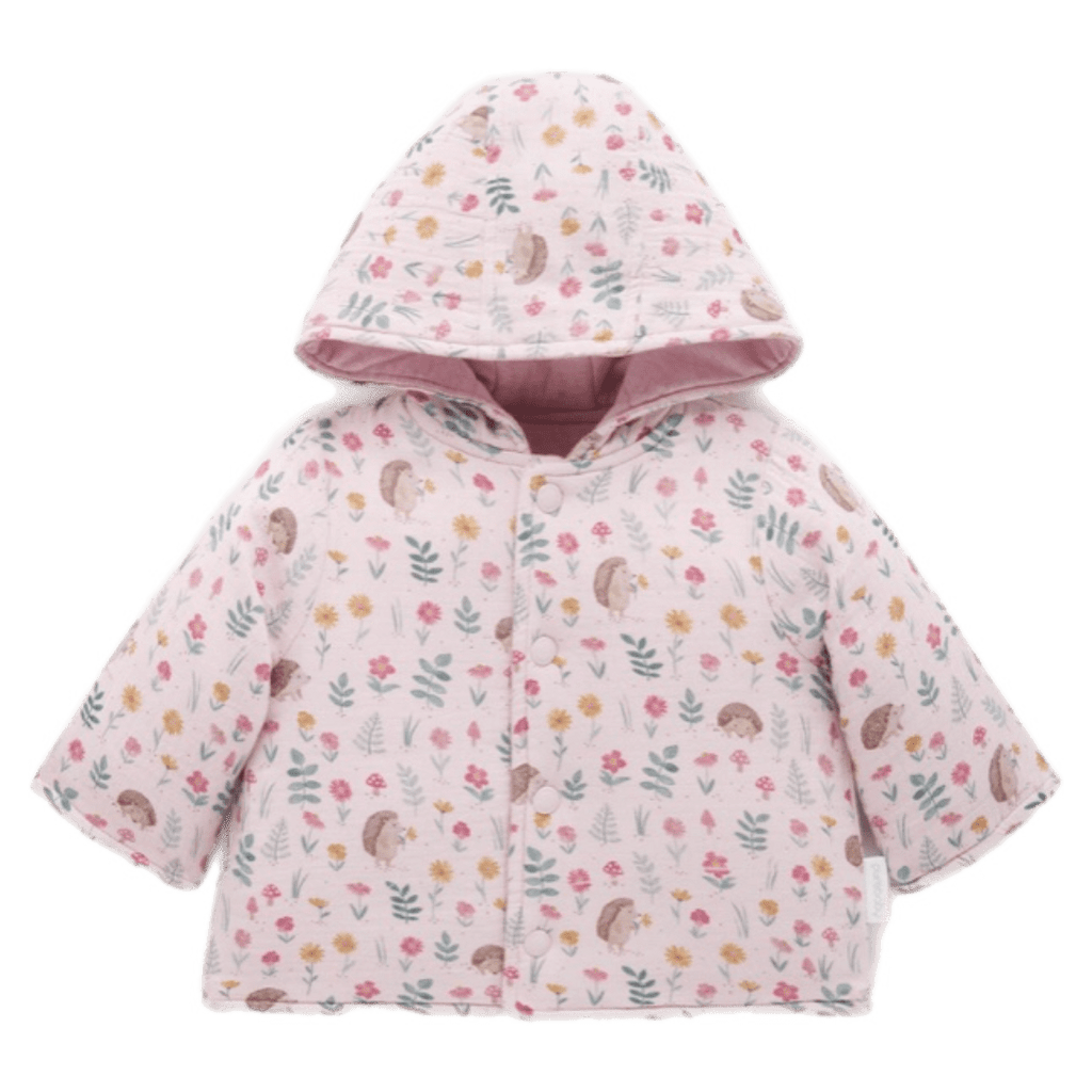 Pure Baby 0-3 Months to 2 Years Reversible Jacket - Marshmallow Hedgehog