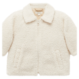 Pure Baby 0-3 Months to 5 Years 0-3M Fluffy Jacket - Cloud