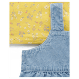 Pure Baby 0-3 Months to 5 Years Faded Denim - Pocket Overall Set