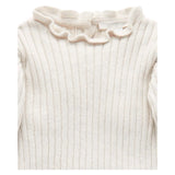 Pure Baby 0-3 Months to 5 Years Fine Rib Jumper - Cloud Melange