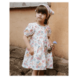 Pure Baby 0-3 Months to 5 Years Floral Linen Blend Dress - Mexican Floral