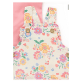 Pure Baby 0-3 Months to 5 Years Floral Linen Blend Overall Set - Mexican Floral