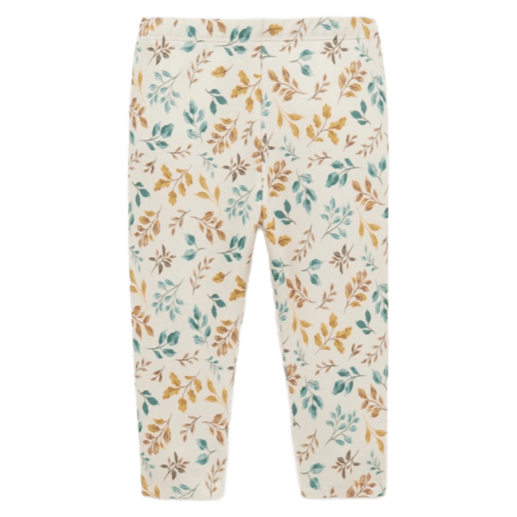 Pure Baby 0-3 Months to 5 Years Thick Pocket Leggings - Leafy