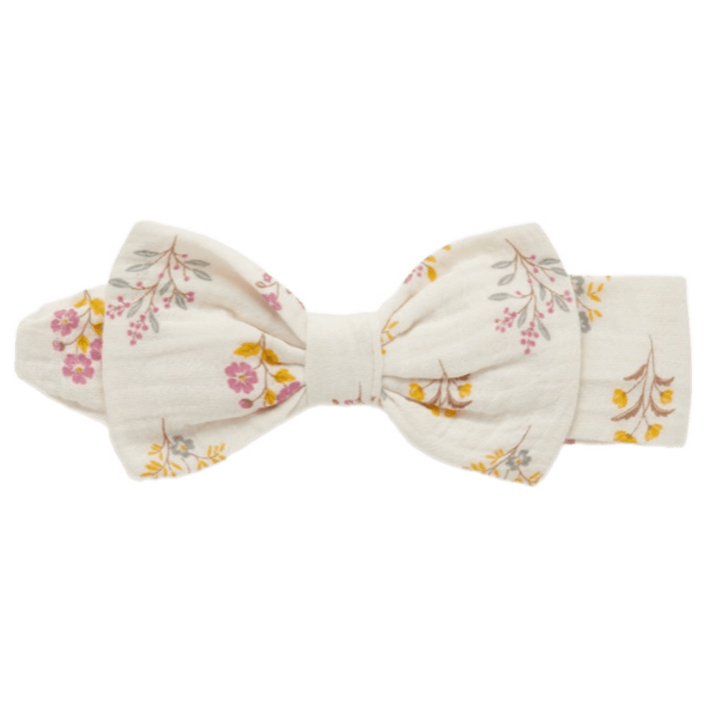 Pure Baby XSmall/Small to Small/Medium Bow Headband - Posie Floral