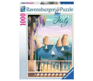 Ravensburger 10 Plus 1000 Pc Puzzle - Postcard from Capri, Italy