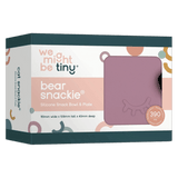 We Might Be Tiny 6 Months Plus Bear Snackie - Dusty Rose