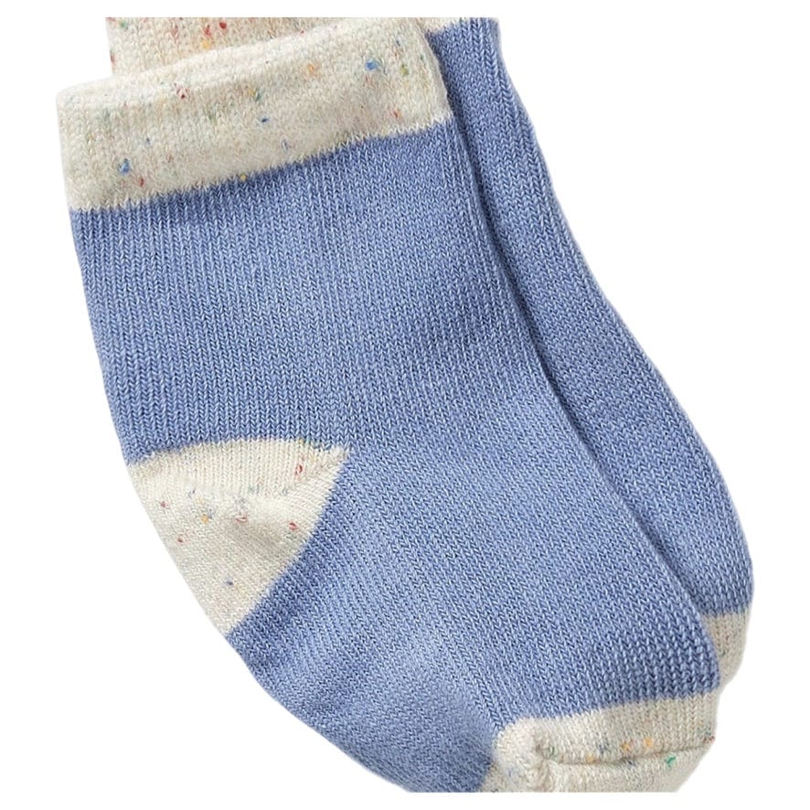 Wilson & Frenchy 0-3 Months to 1-2 Years 3 Pack Baby Socks - Endive, Bluebell, Blue