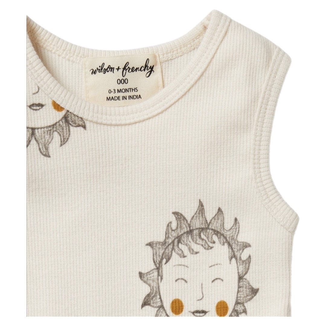 Wilson & Frenchy 0-3 Months to 12-18 Months Ruffle Bodysuit - Shine On Me