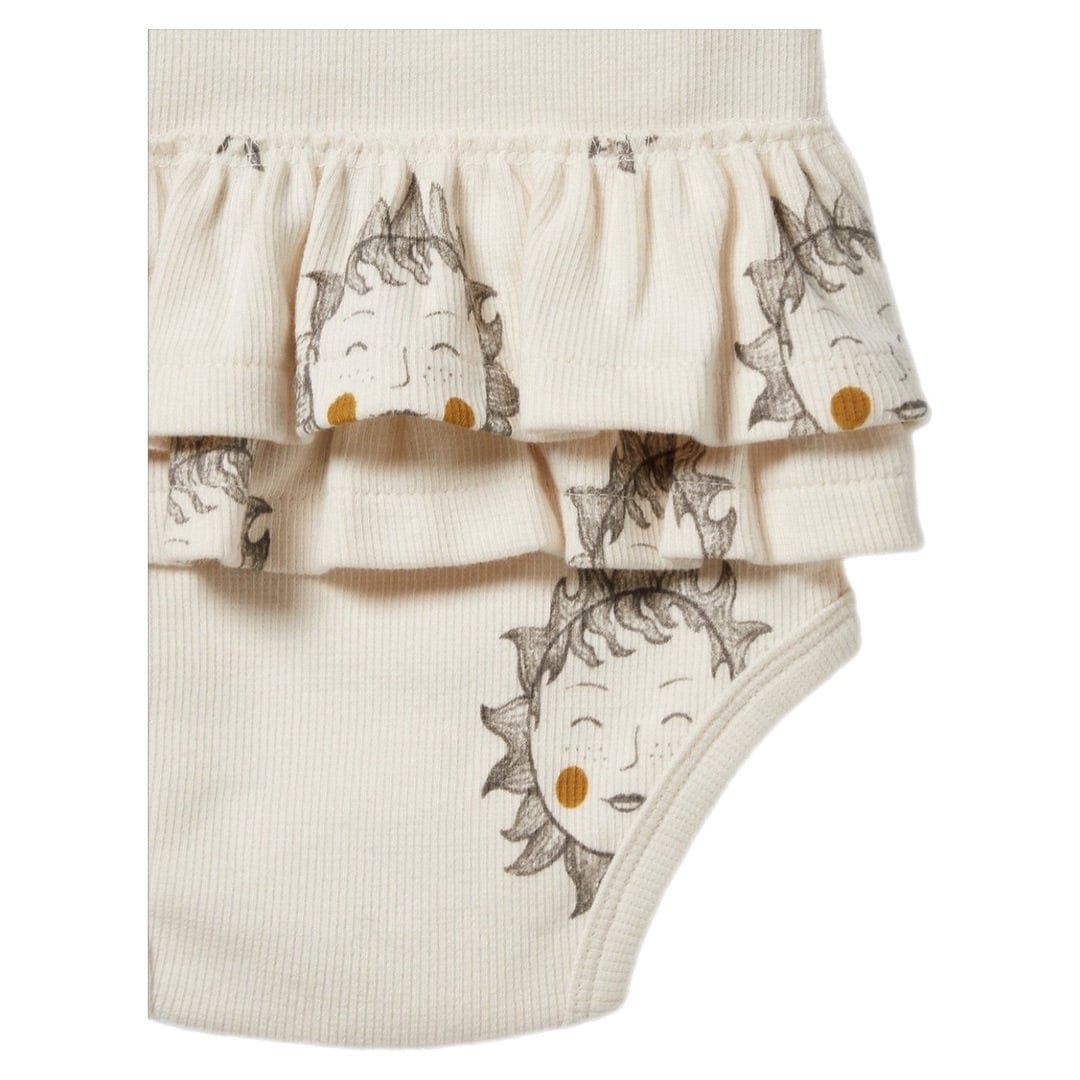 Wilson & Frenchy 0-3 Months to 12-18 Months Ruffle Bodysuit - Shine On Me