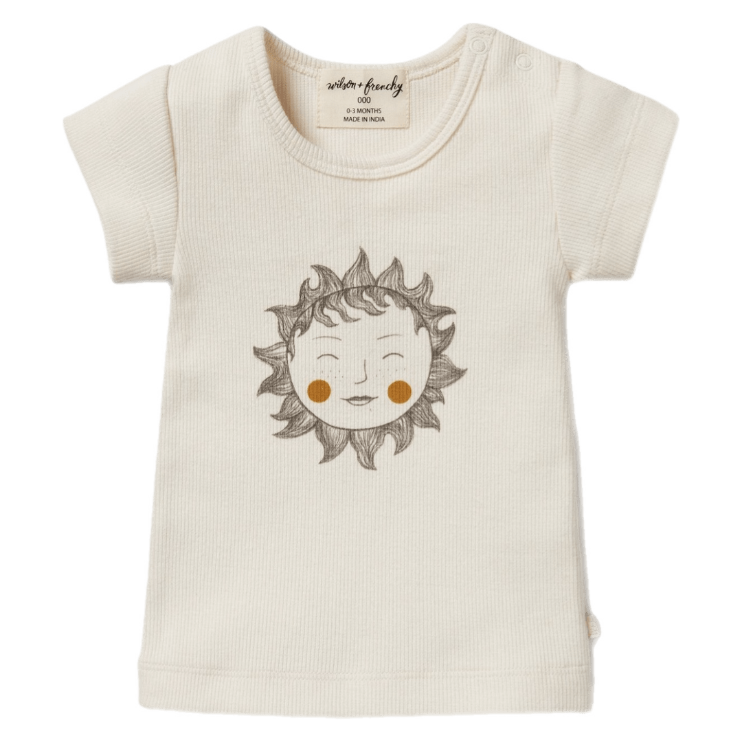 Wilson & Frenchy 0-3 Months to 18-24 Months Short Sleeve Tee - Shine On Me