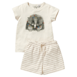 Wilson & Frenchy 1 Year to 5 Years 1Y Christmas Short Sleeve Pyjamas - Puggle