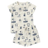 Wilson & Frenchy 1 Year to 5 Years 1Y Short Sleeve Pyjamas - Nautical Bear
