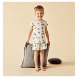 Wilson & Frenchy 1 Year to 5 Years Short Sleeve Pyjamas - Nautical Bear