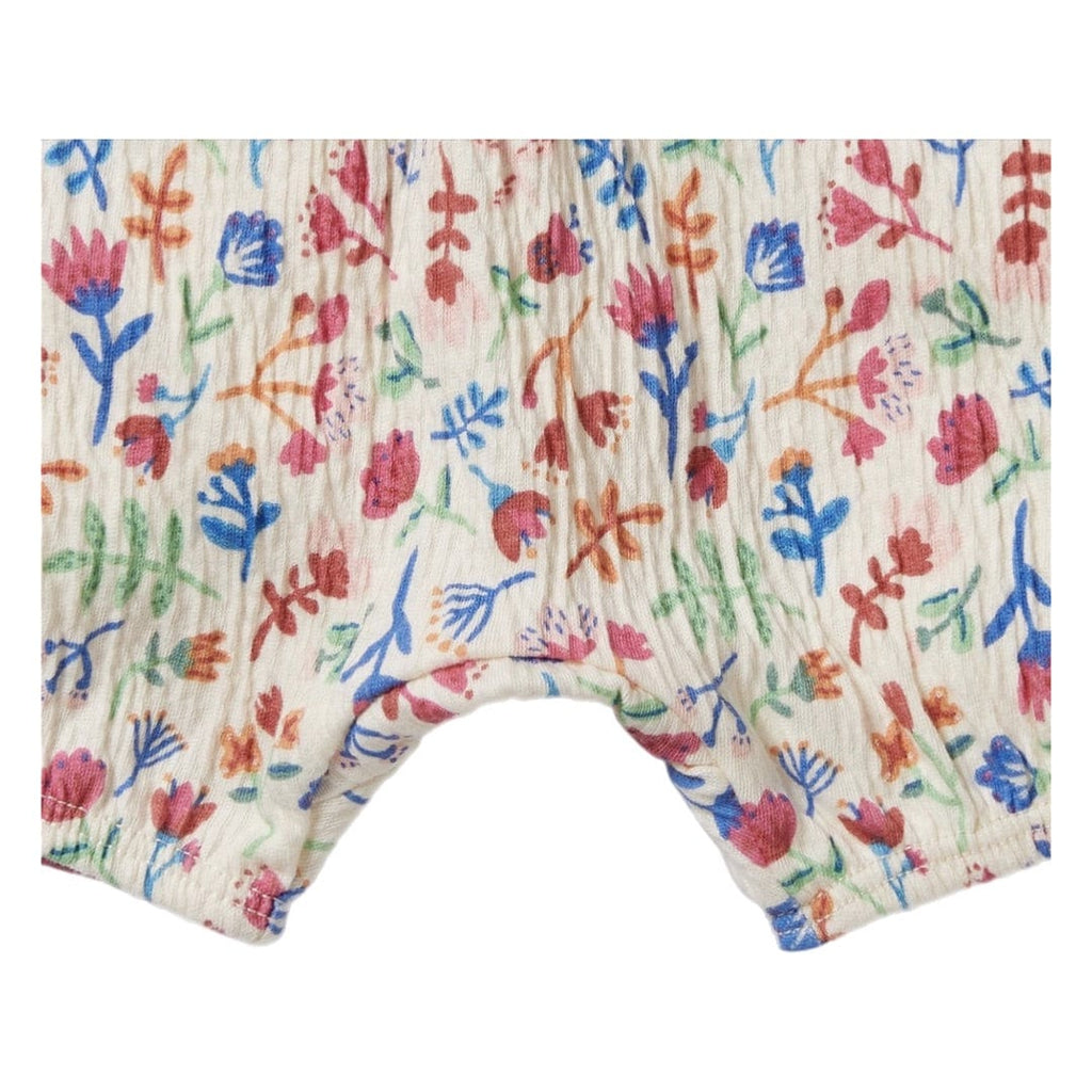 Wilson & Frenchy 3-6 Months to 18-24 Months Crinkle Bloomer Short - Tropical Garden