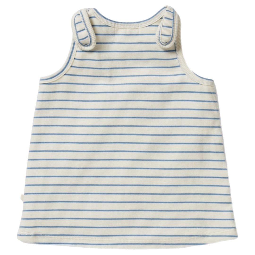 Wilson & Frenchy 3-6 Months to 18-24 Months Tie Singlet - Petit Blue
