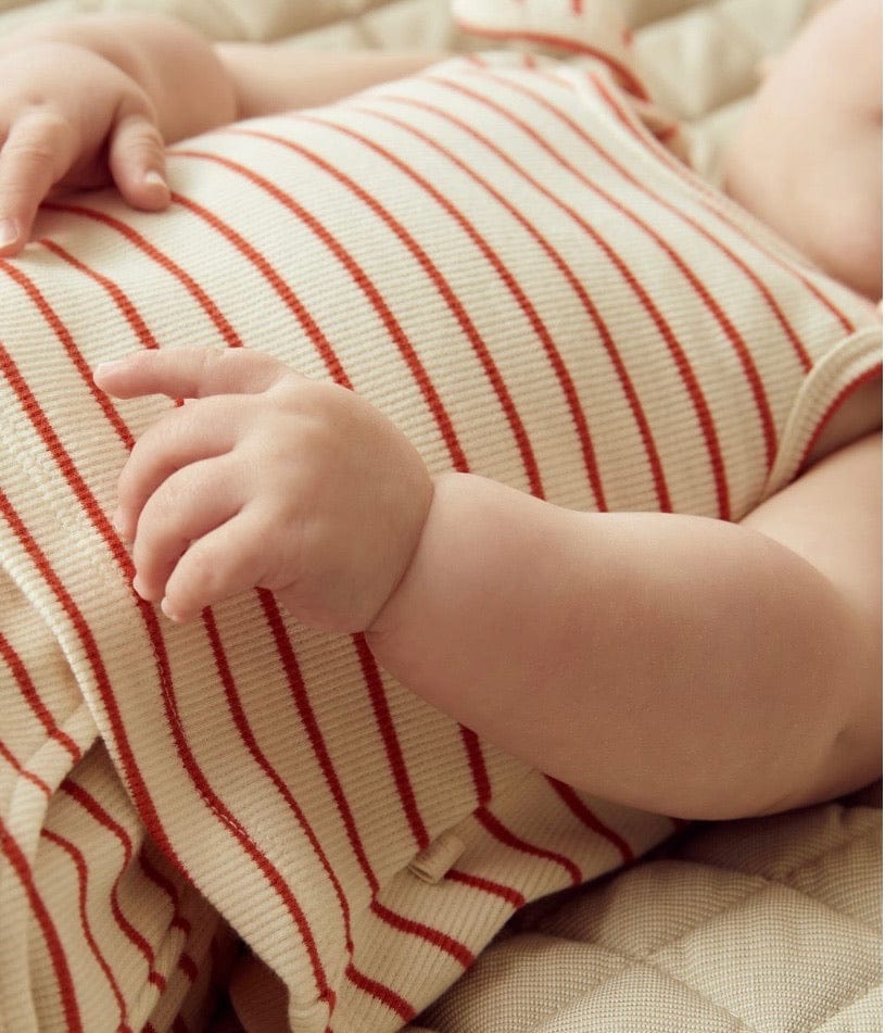 Wilson & Frenchy 3-6 Months to 18-24 Months Tie Singlet - Petit Rouge