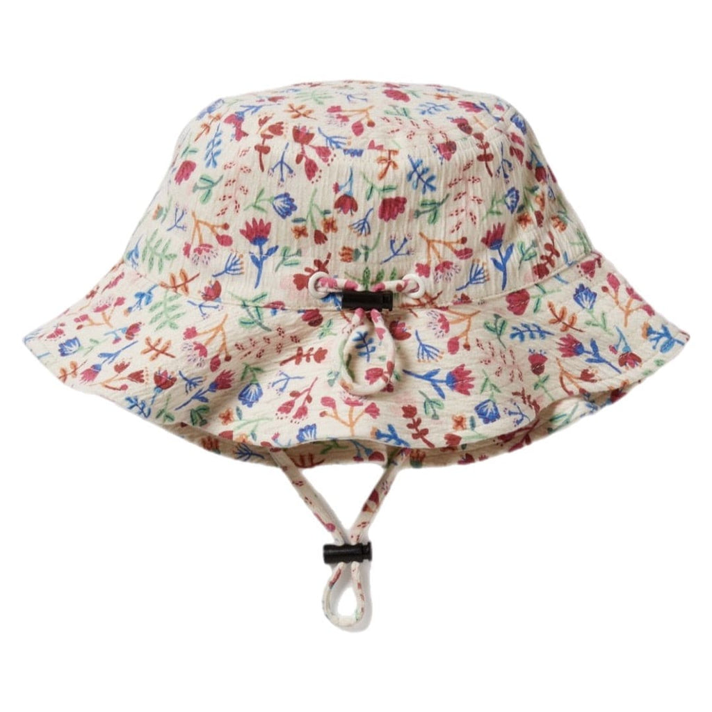 Wilson & Frenchy 6-12 Months to 3-5 Years Crinkle Sunhat - Tropical Garden