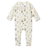 Wilson & Frenchy Newborn to 6-12 Months Zipsuit with Feet - Petit Garden