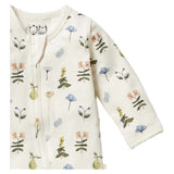 Wilson & Frenchy Newborn to 6-12 Months Zipsuit with Feet - Petit Garden