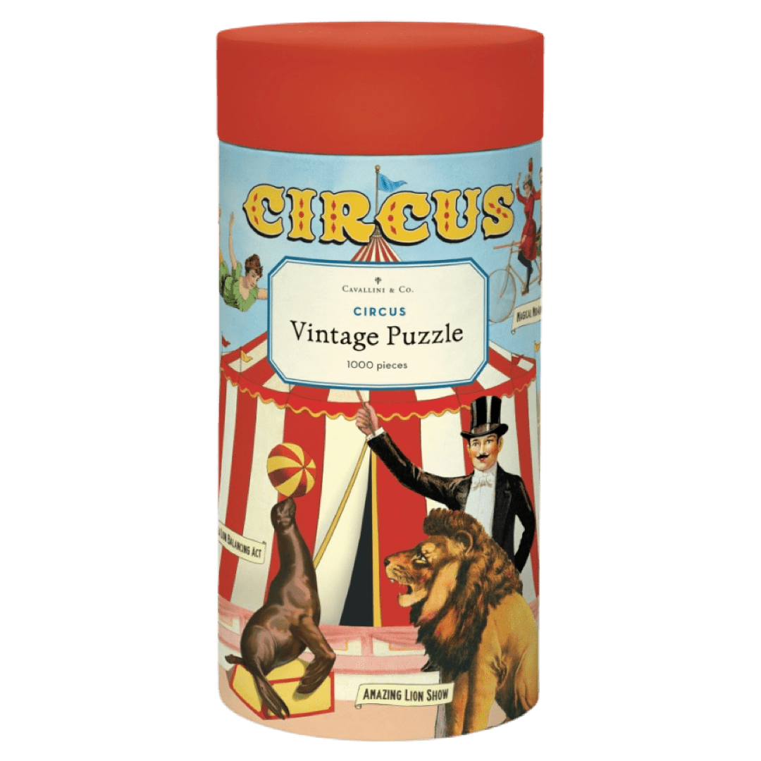 Cavallini & Co 10 Plus 1000 Pc Vintage Puzzle - Circus