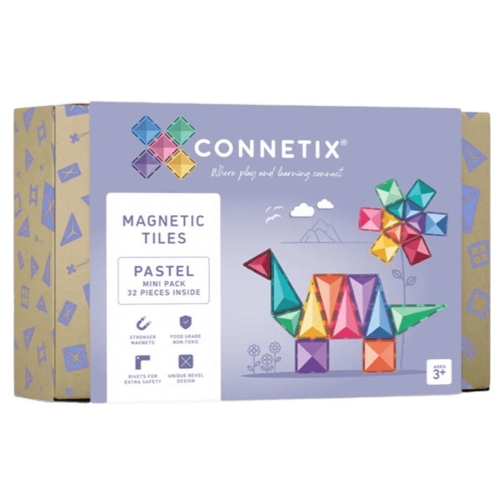 Connetix 3 Plus 32 Piece Pastel Mini Pack
