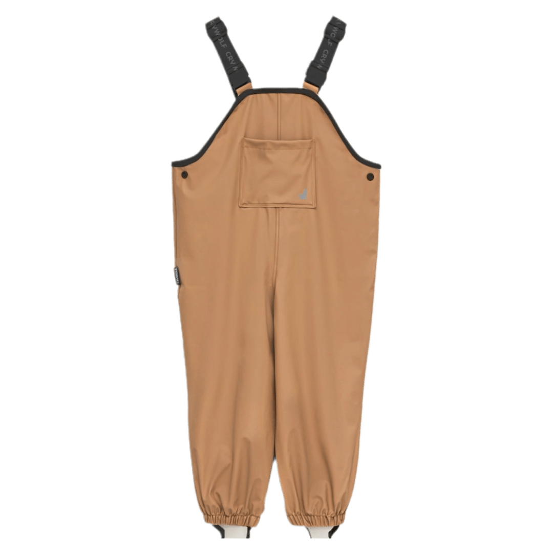Crywolf Size 1 to 6 Years 1 Rain Overalls - Tan