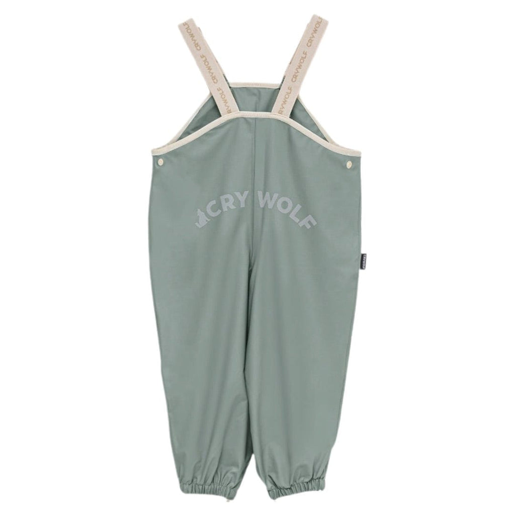 Crywolf Size 1 to 6 Years Rain Overalls - Moss