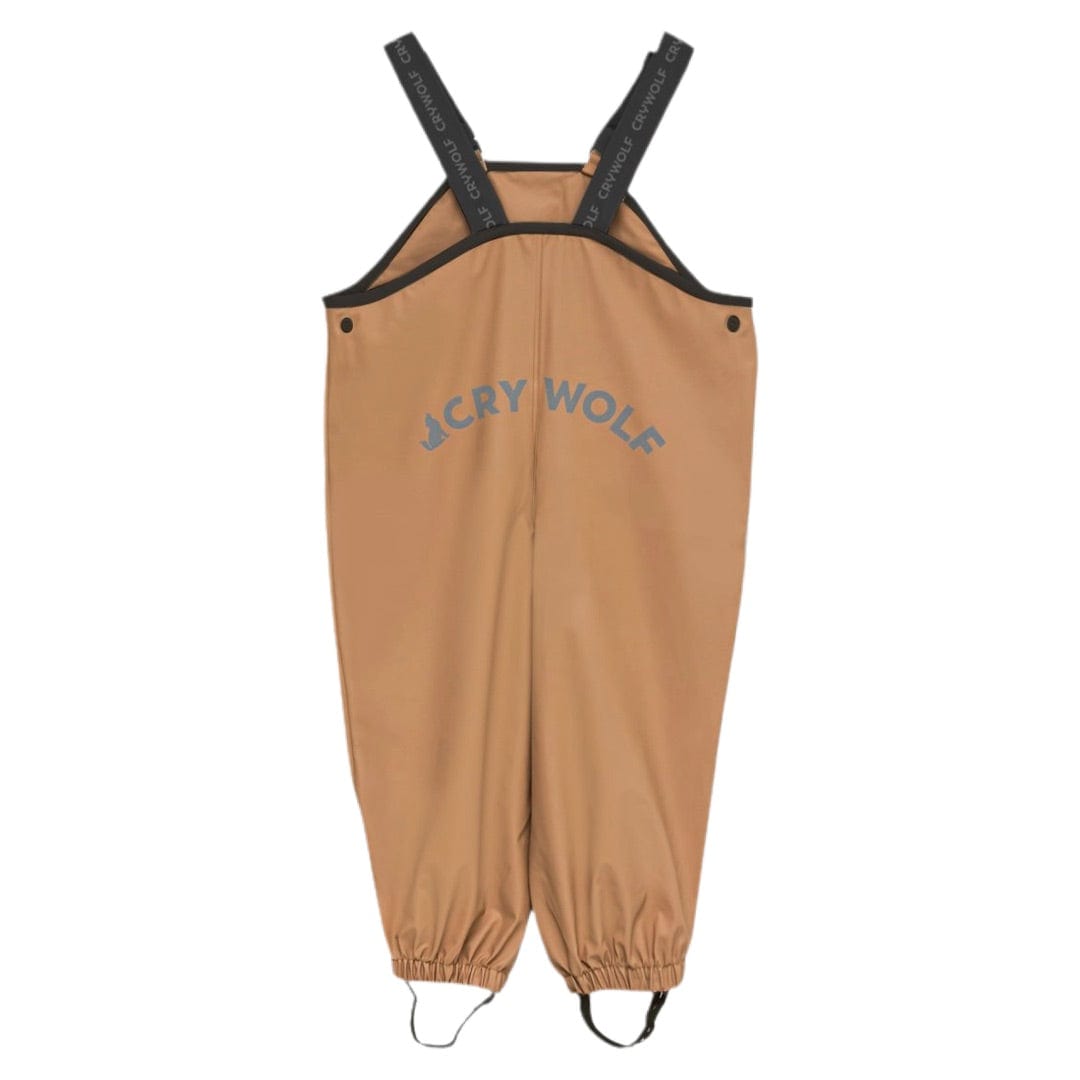 Crywolf Size 1 to 6 Years Rain Overalls - Tan