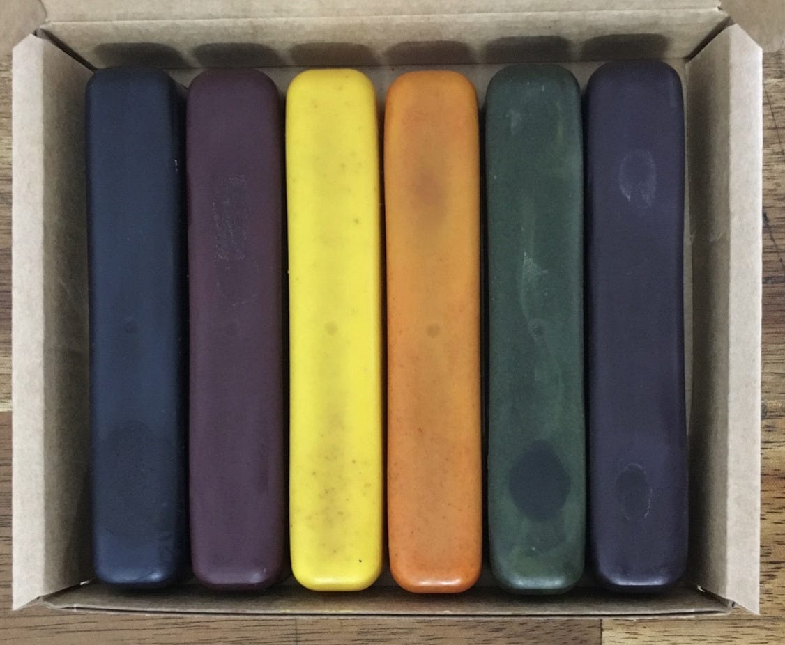 Eco Crayons 3 Plus Eco Crayons - 6 Colours