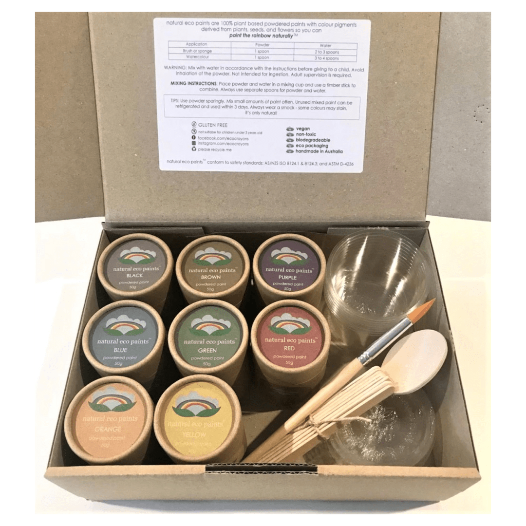 Eco Crayons 3 Plus Natural Eco Paints