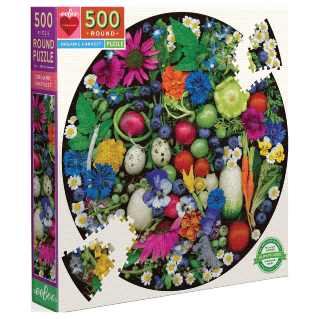 eeBoo 10 Plus 500 Pc Puzzle - Organic Harvest