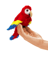 Finger Puppet - Scarlet Macaw