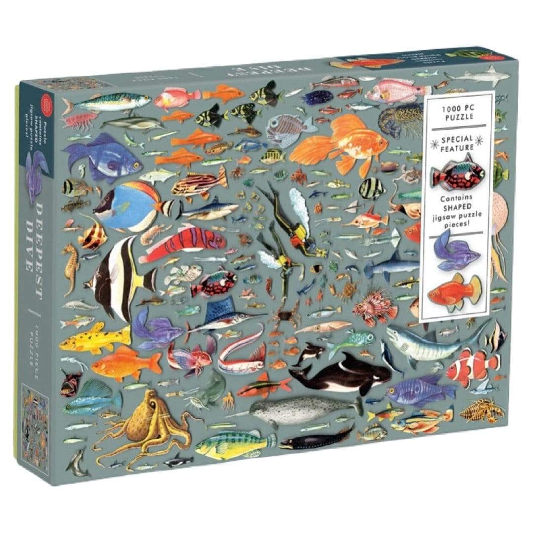 Galison 10 Plus 1000 Pc Puzzle - Deepest Dive