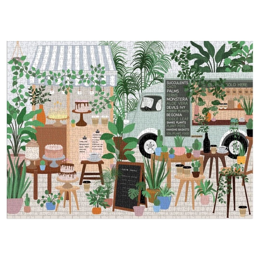 Galison 12 Plus 1000 Pc Puzzle - Plant Cafe