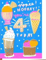 Four Today Gold Ice Creams