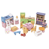 Le Toy Van 3 Plus Daisylane Sweetheart Cottage with Furniture