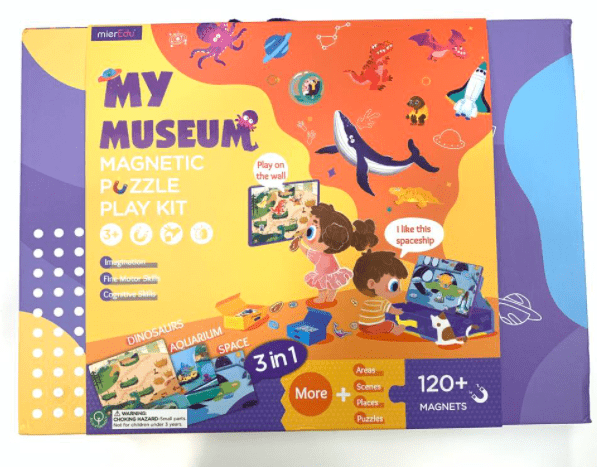 MierEdu 3 Plus Magnetic Puzzle Play Kit - My Museum