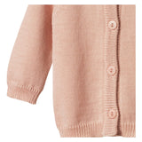 Nature Baby 0-3 Months to 1 Yr Merino Knit Cardigan - Rose Dust