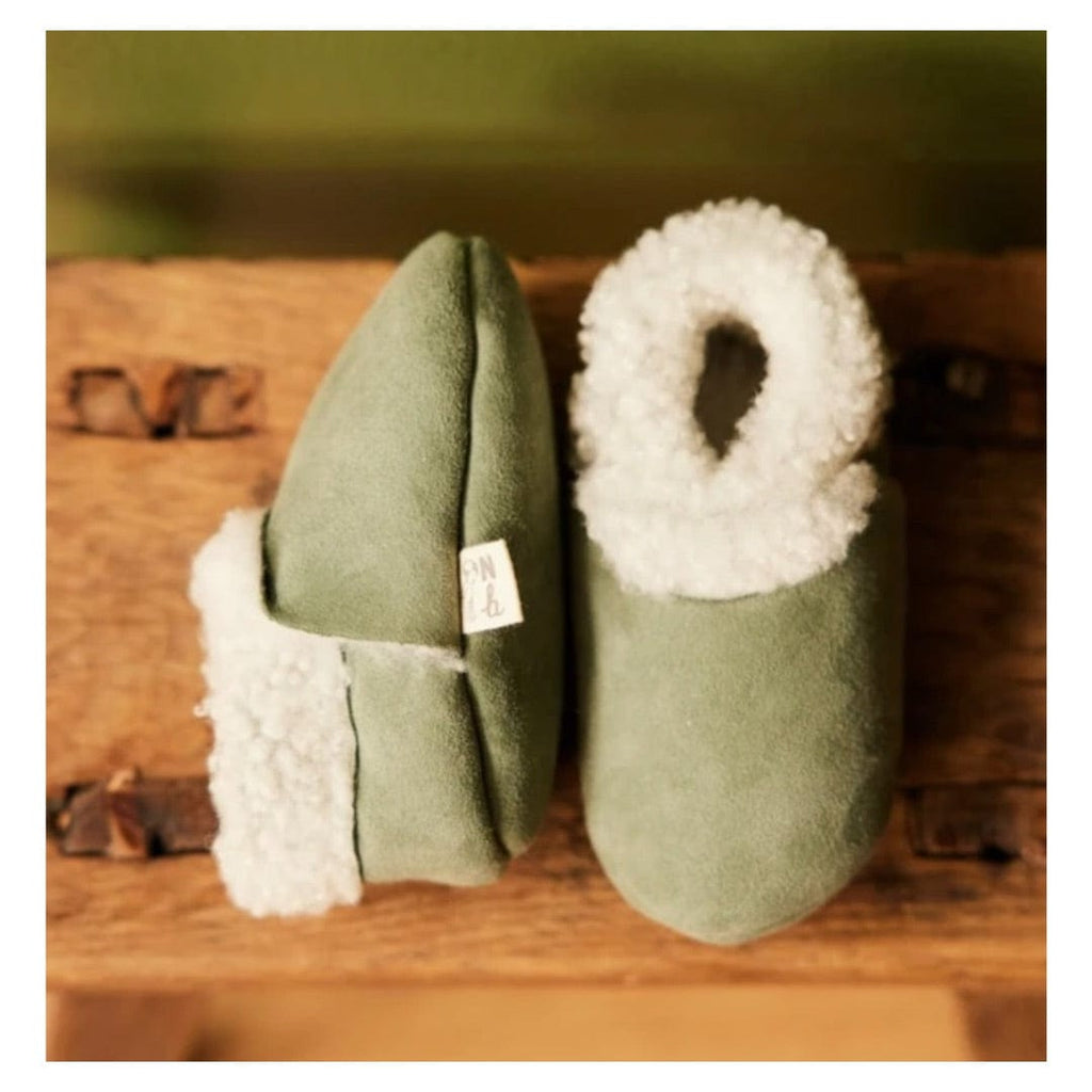 Nature Baby 0-3 Months to 2 Yrs Lambskin Booties - Lilypad