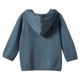 Nature Baby 6-12 Months to 4 Oak Hoodie - Sky Blue