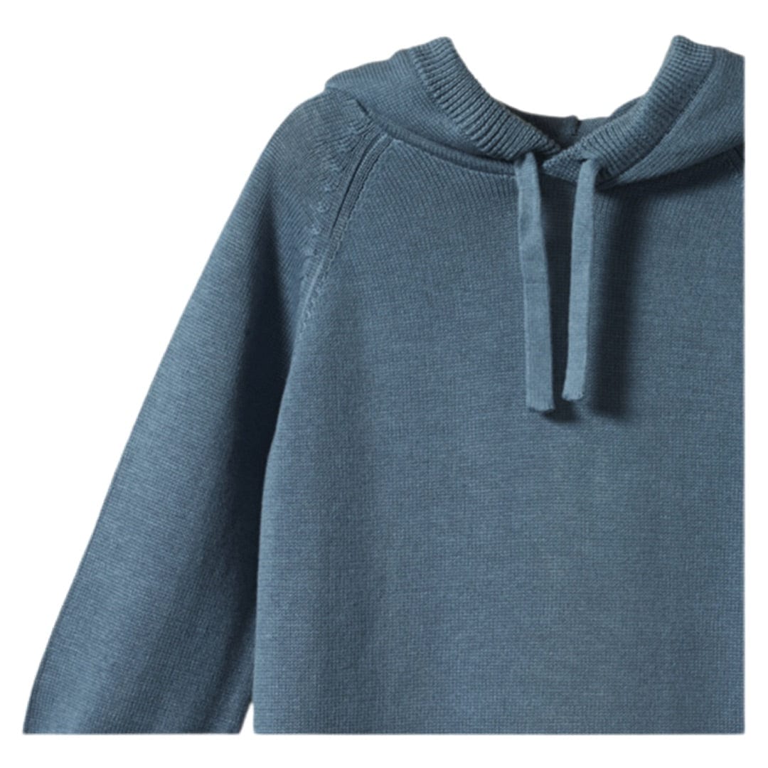 Nature Baby 6-12 Months to 4 Oak Hoodie - Sky Blue