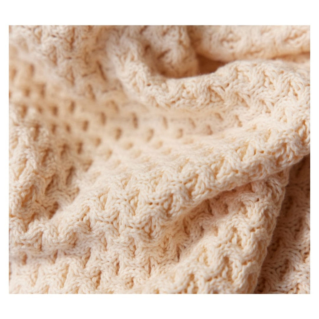 Nature Baby Birth Plus Bassinet Honeycomb Blanket - Natural