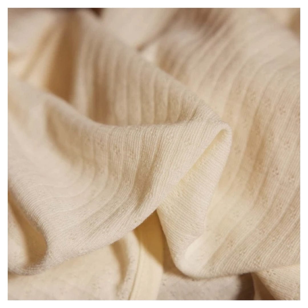 Nature Baby Birth Plus Merino Pointelle Wrap - Natural