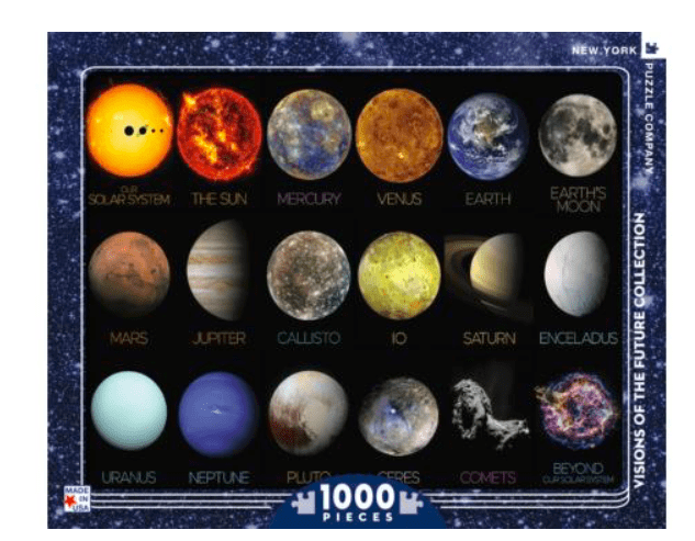 1000 Pc Puzzle - The Solar System