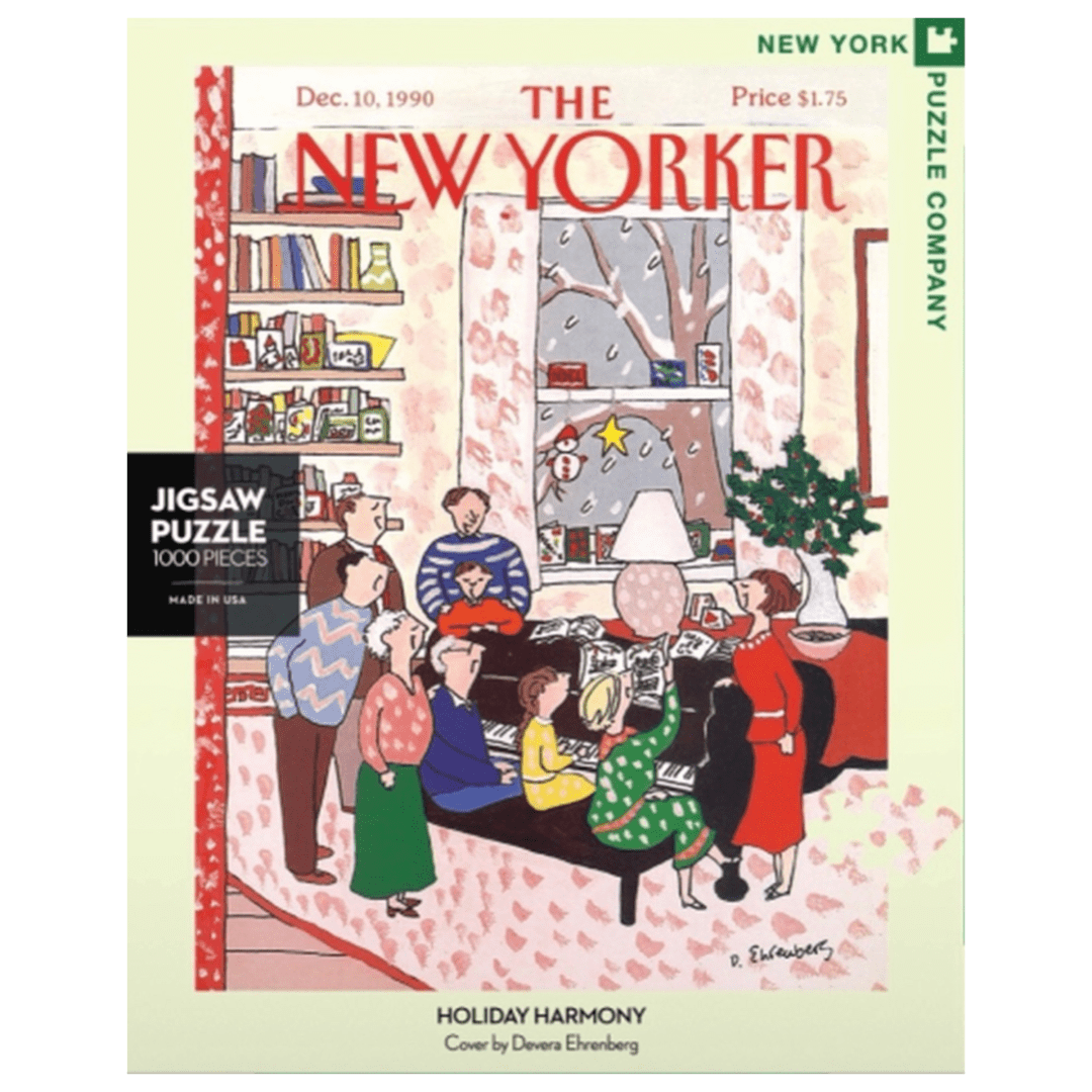 New York Puzzle Company 12 Plus 1000 Pc Puzzle - Holiday Harmony