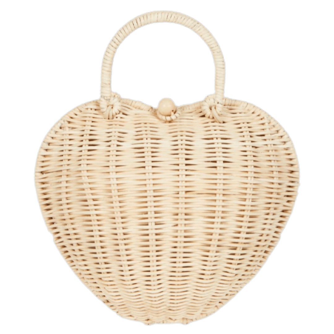 Olli Ella 18 Mths Plus Rattan Luvya Bag - Straw