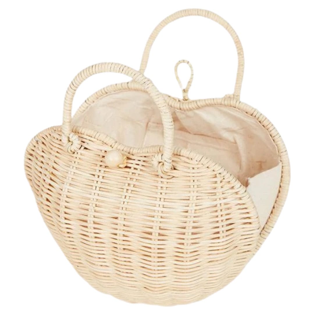 Olli Ella 18 Mths Plus Rattan Luvya Bag - Straw
