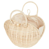 Olli Ella 18 Mths Plus Rattan Luvya Bag - Straw