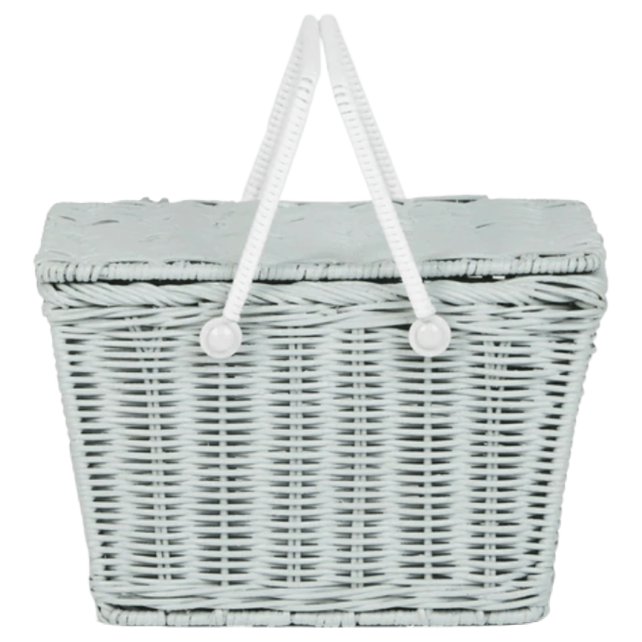 Olli Ella 2 Plus Rattan Piki Basket - Vintage Blue