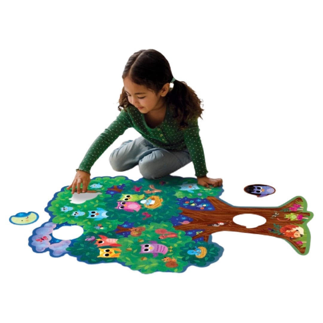 Peaceable Kingdom 3 Plus 50 Pc Puzzle - Hoot Owl Hoot